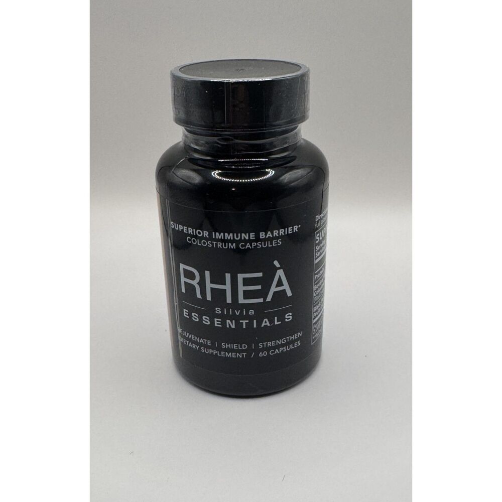 RHEA Silvia ESSENTIALS Grass Fed Bovine Colostrum Capsules 60ct Immune Gut NEW
